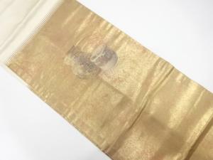 金彩螺鈿　壺模様　名古屋帯